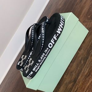 Off White Flip Flops
